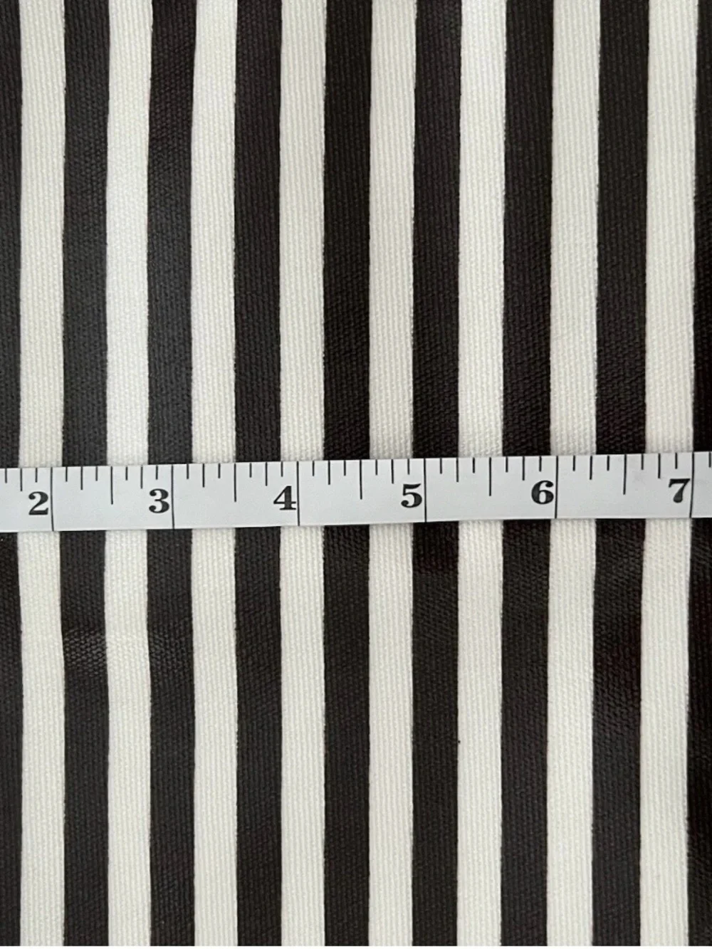 Henri Bendel Brown & White centenial Stripe Cosmetic/brush Case